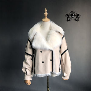 Gerçek koyun derisi deri ceket kadın deri ceket kadın ceket ve mont kadın deri kürk ceket - Product Image 2