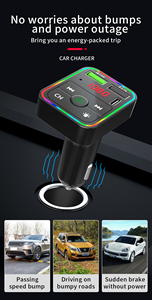 Chất Lượng Cao Xe Nhạc Không Dây Tải Về Mp3 Player Với Đầy Màu Sắc Răng Xanh USB Đài Phát Thanh Nâng Cao TypeF2 - Product Image 6