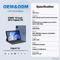 Tablet PC Android 16 de 12 Pulgadas T615 6GB 128GB Pantalla 2K Incell WiFi Dual Fabricante OEM ODM Venta al por Mayor