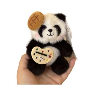 Carino Panda Huahua Super morbido lavato piumino borsa giocattolo ciondolo portachiavi Souvenir regalo di compleanno PP imbottito di cotone Unisex - Product Image 5