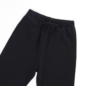 Pantalones acampanados de pierna ancha en blanco 405G algodón hombres Streetwear Jogging Casual alta calidad - Product Image 5