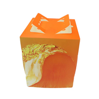 Boîte d'emballage pour gâteaux avec logo personnalisé, en papier alimentaire, avec fenêtre transparente pour les pâtisseries