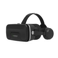 Boîte de réalité virtuelle pour téléphone portable de 4,7 à 7 pouces, vidéos intelligentes 3D, lunettes VR, expérience immersive, casque VR avec écouteurs G04EA