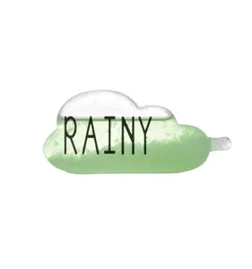 Mini size storm glass suitable for children or girl friend best for gifts cute cloud shape glass arts for home decoration