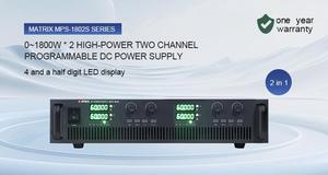 MATRIX 1800W 200V 9A 2 IN 1 แหล่งจ่ายไฟแบบตั้งโต๊ะดิจิตอลกำลังสูงแบบตั้งโปรแกรมได้สำหรับใช้ในห้องปฏิบัติการ - Product Image 2