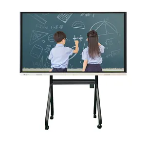 AMV smart tv classroom 2K Electrical HD Finger Smart 1080P LCD All In One Touch Interactive Board
