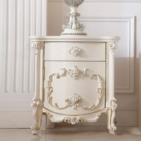 Ensemble de meubles de chambre à coucher de luxe, cadre de lit en bois, lit double de 1,5 m, vente en gros