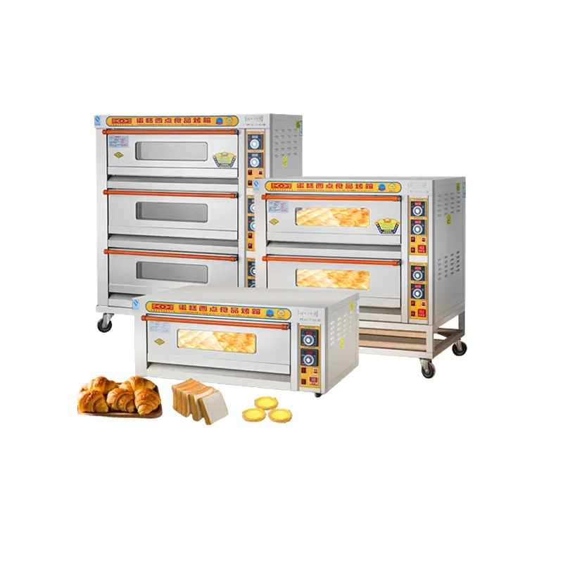 Bakery Restaurant Gas Oven For Baking Bread And Pizza