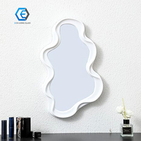 Miroir décoratif créatif en forme de nuages, style Art Déco, en verre, pour salon