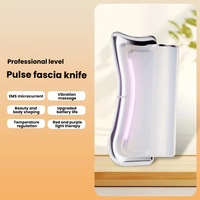 Couteau de massage vibrant chauffant pour fascia, outil de modelage corporel, outils de massage pour tissus profonds et points de déclenchement IASTM