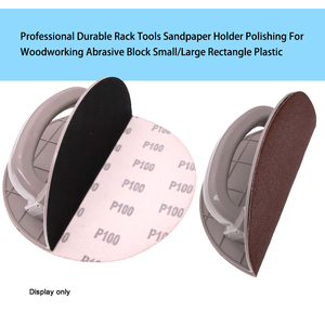 Support <span class=keywords><strong>de</strong></span> papier abrasif semi-circulaire à crochet et boucle <span class=keywords><strong>de</strong></span> 9 pouces, tampons <span class=keywords><strong>de</strong></span> polissage manuels, <span class=keywords><strong>bloc</strong></span> <span class=keywords><strong>de</strong></span> ponçage <span class=keywords><strong>manuel</strong></span> pour le polissage des murs secs - Product Image 3