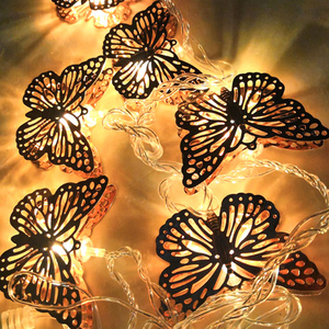 2V 60Ma <span class=keywords><strong>Polycristallin</strong></span> Papillon Nuit Toit Lumière Terrasse Led Lumière Solaire Guirlande - Product Image 3