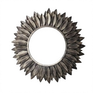 Frameless Iron <b>Mirror</b> with Modern Design Ideal for Bathrooms Dressing Rooms and Stylish Interior Decor Axiom Home - Product Image 1