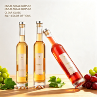 Botol Anggur Es Buah Tinggi Desain Modern Terintegrasi Kustom OEM ODM Mewah Segel Gabus Cetak Logo Anti Bocor Aman untuk Microwave