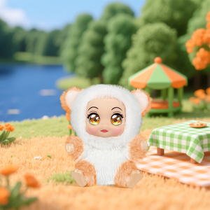 Offre Spéciale 6 pièces magique sourire filles point aveugle boîte porte-clés jouets poupées dessin animé mignon Anime Figure mystère boîtes meilleurs cadeaux cadeau - Product Image 1