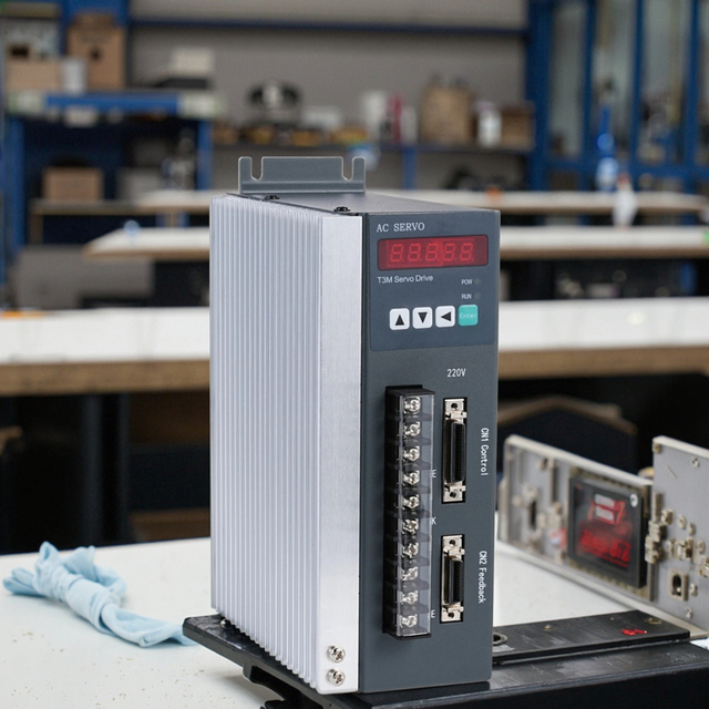 High-Density Compact AC Servo Drive Motor Drivers 0.6-3.8kW Space-Saving for High-Precision CNC Equipment