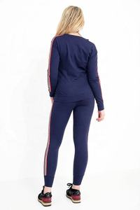 Venta caliente de diseño de calidad superior mejor precio puro Lado de algodón de las mujeres trajes de sudor - Product Image 3