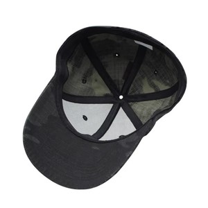 Gorra de Béisbol Personalizada con Logotipo, 6 Paneles, Diseño a Cuadros, Bolsillo Oculto, Unisex, Ajustable, de Algodón - Product Image 2