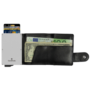 CardHoda Genuine Leather Slim <b>Wallet</b> With RFID Protection Fold Closure Short <b>Card</b> <b>Holder</b> Unisex Minimalist Design - Product Image 1