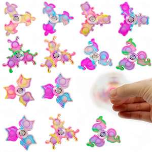 Juguete Antiestrés Personalizado de Silicona, Diseño de Trampa para Ratones, Colores Macaron, Spinner para Dedos, Juguete para Aliviar el Estrés - Product Image 1
