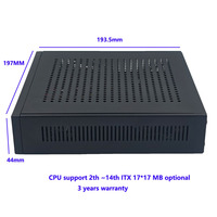 Mini Gaming PC Intel Core I7-6500U 16GB DDR4 512GB NVMe SSD Gigabit LAN Triple 4K Display Mini Desktop Computer Win11 Pro
