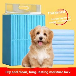 Dog Urine Pads Thickened Absorbent Leak-Proof 100-Piece Pack <b>Bamboo</b> Charcoal Strong Deodorizing Pet Urine Pads for Cat Rabbit - Product Image 2