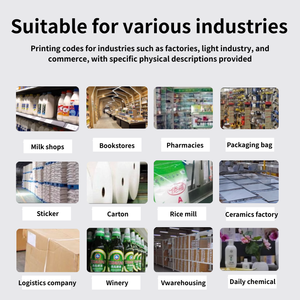 Industriale portatile TIJ portatile stampante a getto d'inchiostro per cosmetici bottiglia di tubo automatico data di scadenza Batch Code di stampa di imballaggio - Product Image 6