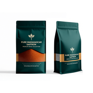 <strong>Custom</strong> Gravure Printed Resealable Square Bottom PET/PE Zipper Bag Food Grade for <strong>Spice</strong> <strong>Packaging</strong> - Product Image 1