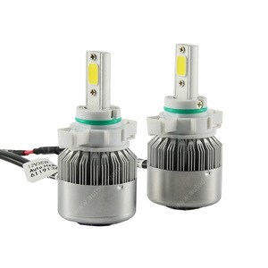Feux avant de voiture Autodragons H7 LED H4 H8/H9/H11 HB3/9005 HB4/9006 H16 5202 Feux antibrouillard LED 72W 7600LM Phares automobiles 6500K - Product Image 1