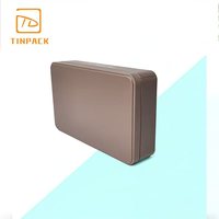 Kotak Kaleng Minimalis Matte Food Grade dengan Cetakan Kustom untuk Penyimpanan Kue Kering, Biskuit, dan Cokelat