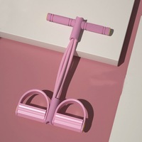 Set de Equipo de Pilates Rosa Directo de Fábrica al por Mayor con Bandas de Resistencia y Anillos Deslizantes para Yoga y Fitness en Casa