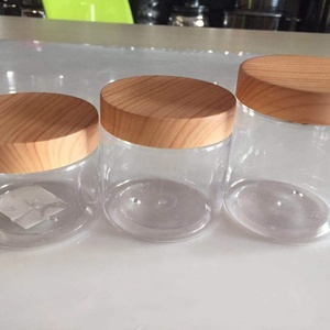 Envases de Plástico PET Ecológicos de Boca Ancha con Tapa de Bambú, 100ml, 150ml, 200ml, 250ml, 500ml, para Cosméticos, Cremas y Mantecas Corporales - Product Image 2