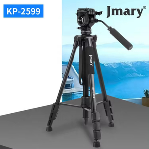 Jmary Monopode Professionnel En Alliage D'aluminium Fluide Tête Stand Caméra Vidéo Trépied pour Vidéo Numérique DSLR Caméra Trépieds KP2599 - Product Image 1