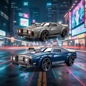 Auto da Corsa Stile Vintage con Luci LED, Nuova Arrivo, Scala 1/16, Auto RC Elettrica ad Alta Velocità 4WD per Drift, 2.4GHz con Cavo USB - Product Image 4