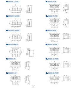 ZWG 2.54Mm Pitch BB2500 Lithium-Ion Pin Kết Nối Lưỡi Máy Tính Xách Tay Pin Kết Nối Drone Pin Kết Nối - Product Image 2