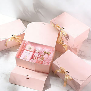 Boîtes d'emballage personnalisées en carton ondulé pliable et recyclable pour vêtements, bougies, gâteaux et cadeaux - Product Image 3