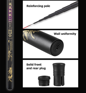 คุณภาพสูง <span class=keywords><strong>Dawa</strong></span> 2.7m-8m คาร์บอนไฟเบอร์ Telescopic Rod สําหรับปลาคาร์พตกปลายาวหนาบินปลาไต้หวัน Rod - Product Image 2