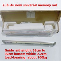 Rail de glissière universel pour serveur 1U 2U 3U 4U, support en L pour tiroir de rack, 55 cm, Chine continentale