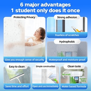 Sombreado mate impermeable vidrio esmerilado <span class=keywords><strong>pintura</strong></span> puerta Protección de Privacidad vidrio esmerilado revestimiento <span class=keywords><strong>para</strong></span> baño dormitorio ventanas - Product Image 6