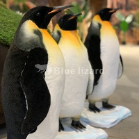 Modèles animatroniques de pingouins réalistes pour parcs d'attractions, animaux artificiels grandeur nature, modèle de pingouin à vendre