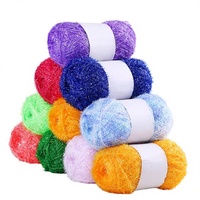 Fil chenille 100 % polyester texturé 100 g, 200 m, torsadé, brillant, teint, doux, anti-boulochage, pour tricot à la main – Vente en gros à prix réduit