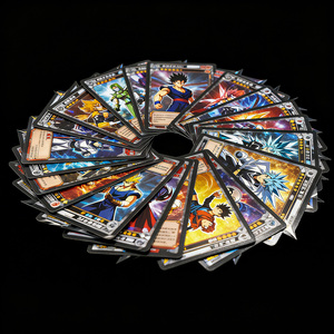 360 cartes TCG holographiques anime, 36 paquets par boîte, personnalisables, écologiques, double face, durables, pour jeux en famille - Product Image 3