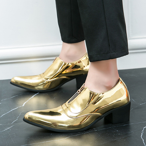 Chất Lượng Cao Kích Thước 38-46 Bán Buôn Ăn Mặc Giày Đỏ Đen Màu Xanh Vàng Bạc Toe Nhọng-On Chiều Cao Tăng Mùa Hè Mùa Thu - Product Image 6