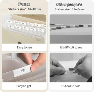 <span class=keywords><strong>Livret</strong></span> <span class=keywords><strong>d</strong></span>'information et stockage de papier de test 2-en-1 multifonctionnel A4 Boîte à documents de bureau PP Porte-fichiers pour la vente en gros - Product Image 5