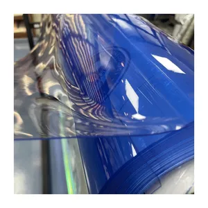 Foshan Fabrik Großhandel hochwertige 0,5mm weiche transparente PVC Bule Folie für die Dekoration
