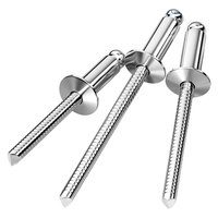 Rivet aveugle en acier inoxydable 304 à tête de bouton Rivet pop à extrémité ouverte Rivet anti-rouille à haute résistance Niveau 51 Rivet