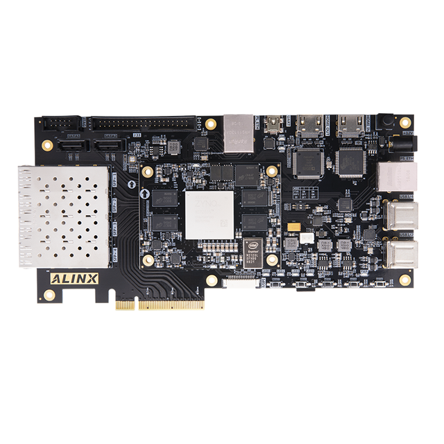 ALINX AX7Z100: XILINX Zynq-7000 SoC XC7Z100 ZYNQ ARM 7100 FPGA Development Board SoMs PCIE Accelerator Card SFP 8G eMMC