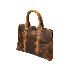 Sac pour ordinateur portable de qualité supérieure, élégant et durable, sac de bureau professionnel de qualité supérieure en cuir pour le bureau, les voyages et l'usage quotidien - Product Image 4