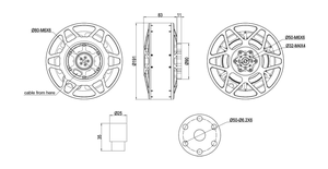 M50C35 PRO EEE, Dron de Vehículo Aéreo Tripulado, Drones de Motor Grande y Plataformas VTOL Híbridas, Empuje Utilizado: 92.<span class=keywords><strong>6</strong></span> Kgf - Product Image 6