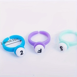 Juego de anillos de plástico para dedos de piano al por mayor para principiantes, accesorio de instrumento musical, material didáctico - Product Image 6